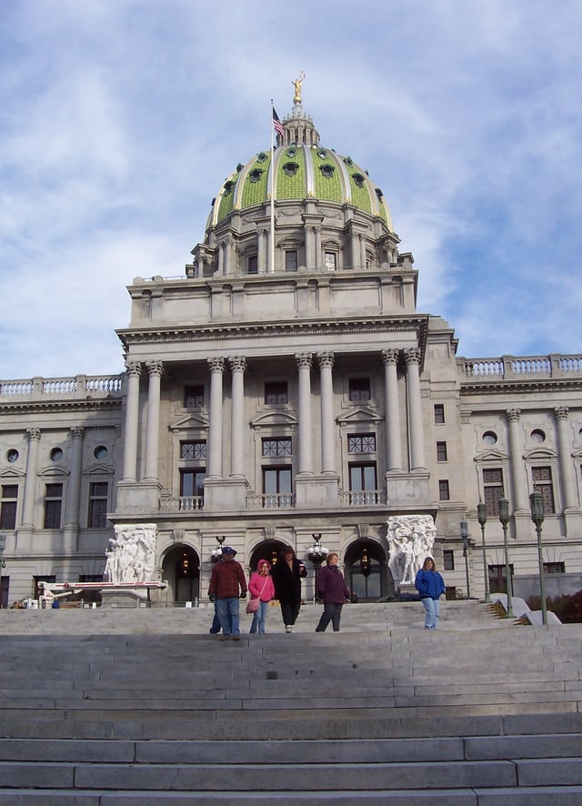 Pennsylvania State Capitol in Harrisburg