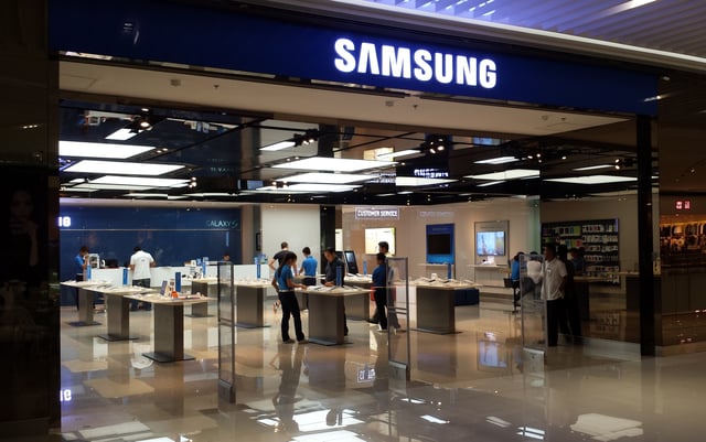 A Samsung store in Taguig, Philippines.