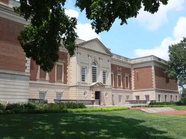 1936 entrance to the Virginia Museum of Fine Arts
