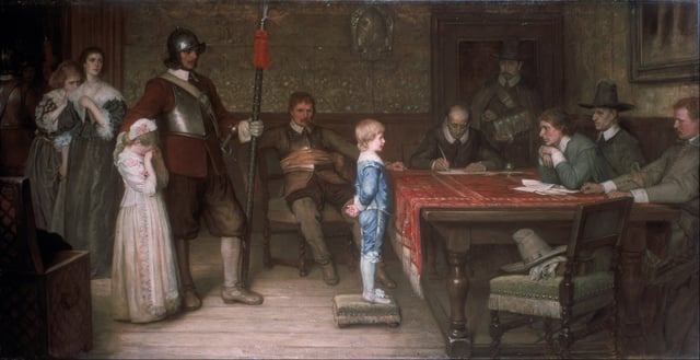 "And when did you last see your father?" by William Frederick Yeames.