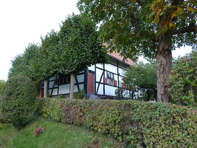 Typical half-timbered houses
