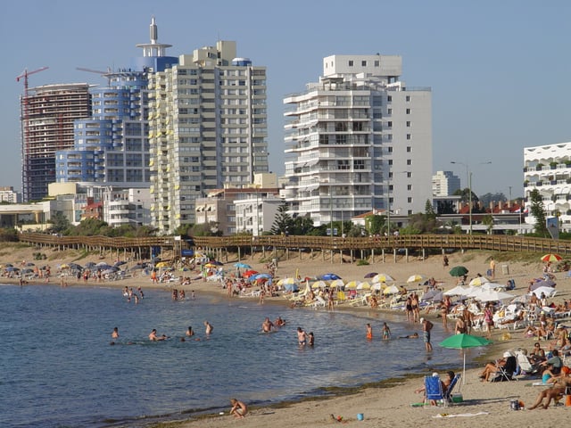 The city of Punta del Este is an important tourist destination.