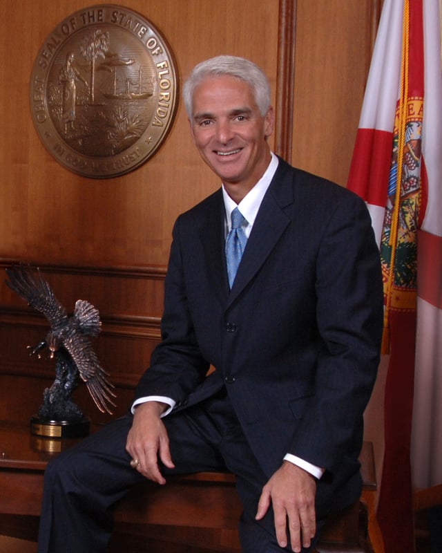 Crist's official portrait as Governor