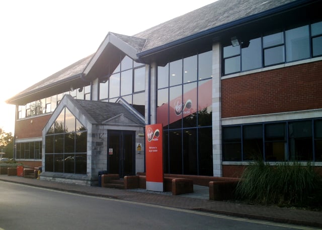 The former headquarters of Virgin Mobile in Trowbridge, Wiltshire.
