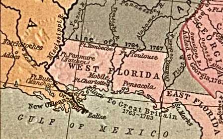 East Florida and West Florida in British period (1763–1783)