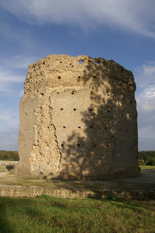 The temple of Mars in Corseul.