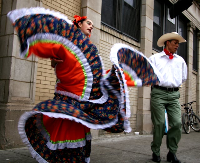 Mexican dancers in Pilsen in 2006
