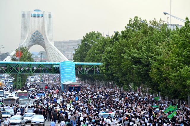The Green Movement's Silent Demonstration during the 2009–10 Iranian election protests