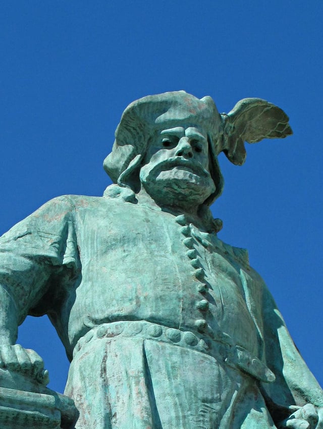 Coloman's statue (Heroes' Square, Budapest, Hungary)