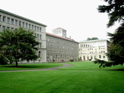 The headquarters of the World Trade Organization in Geneva, Switzerland.