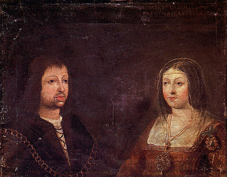 Wedding portrait of Ferdinand and Isabella