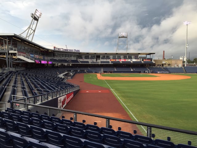 First Tennessee Park, home of the Nashville Sounds and Nashville SC