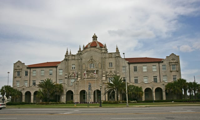 The old Gulf, Mobile and Ohio Passenger Terminal houses the Mobile Area Transportation Authority.
