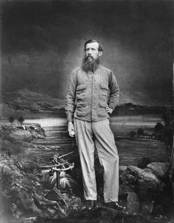 John Hanning Speke c. 1863. Speke was the Victorian explorer who first reached Lake Victoria in 1858, returning to establish it as the source of the Nile by 1862.