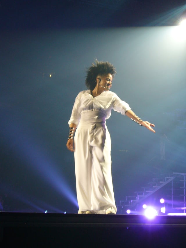 Jackson performing during the Rock Witchu Tour