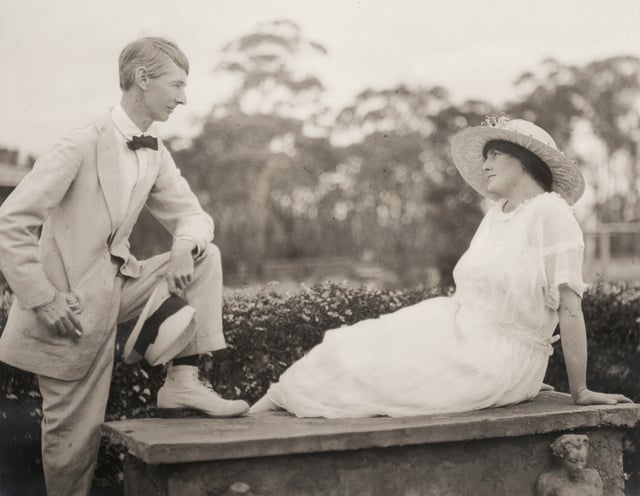 Norman and Rose Lindsay by photographer Harold Cazneaux ca.1920