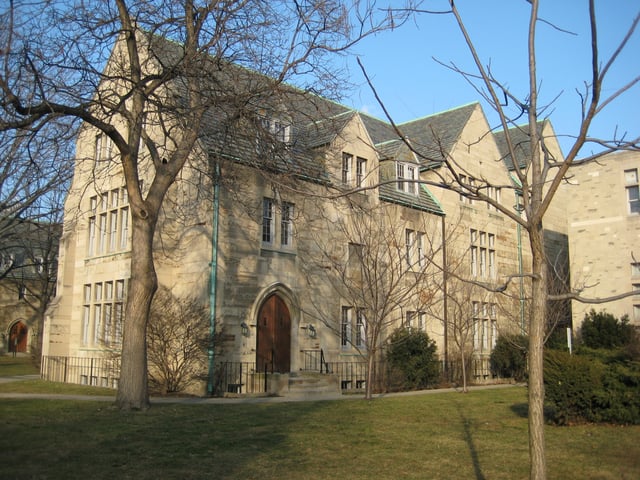 Teefy House, a residence hall of St. Michael's College, is home to female first-year undergraduate students.