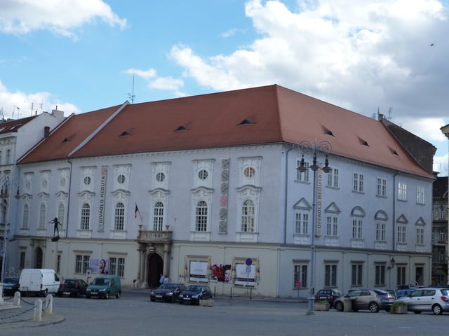 Reduta Theatre, it is the oldest theatre in Central Europe.