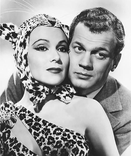 Del Río and Joseph Cotten in Journey into Fear (1943)