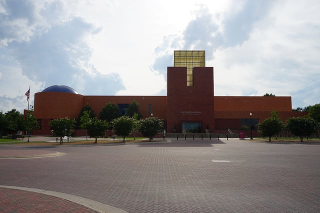 Fort Worth Museum of Science and History is adjacent to the National Cowgirl Museum and Hall of Fame.