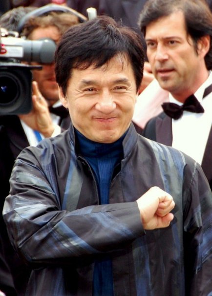Jackie Chan, one of the best known Hollywood actors and martial artists.