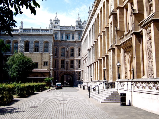 The Maughan Library, King's College London, located on Chancery Lane