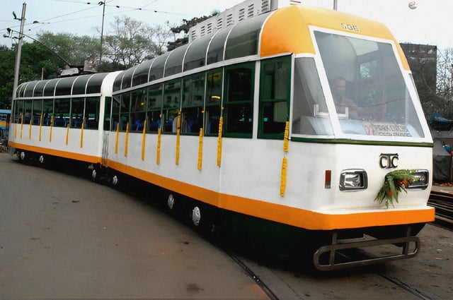 The Kolkata tram system is the oldest operating electric tram system in Asia