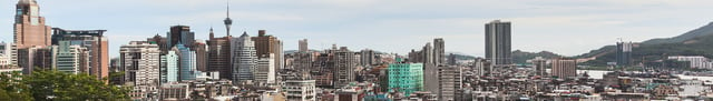 City view of the Macau Peninsula