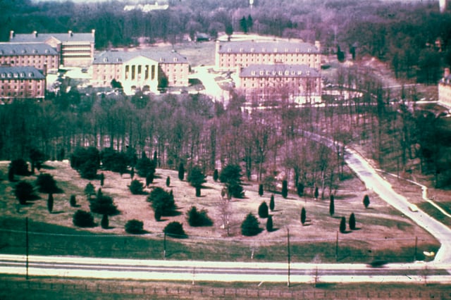 NIH campus in Bethesda, Maryland, in 1945