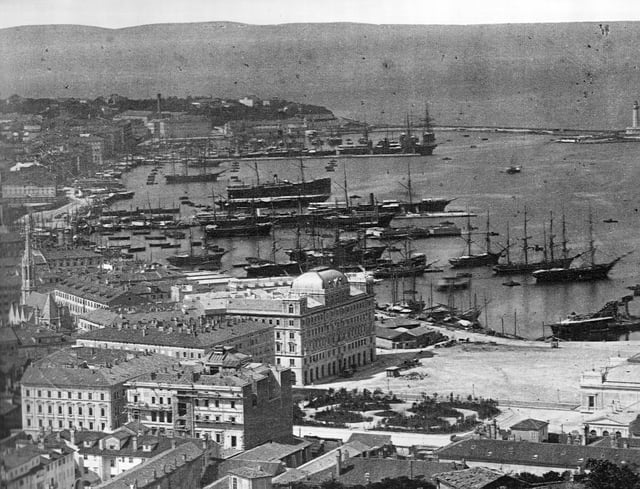 A view of Trieste in 1885