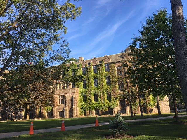McMaster University is the only university whose main campus is in the city.