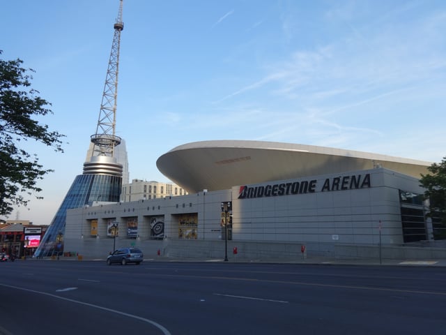 Bridgestone Arena, home of the Nashville Predators