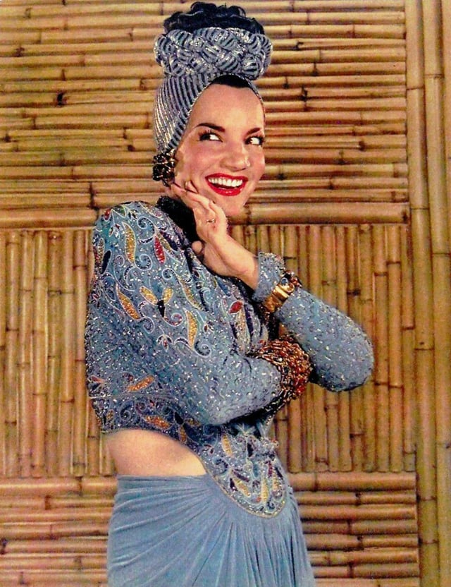 Brazilian singer Carmen Miranda helped popularize samba internationally.