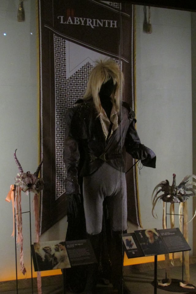 Bowie's costume from Labyrinth at the Museum of Pop Culture, Seattle