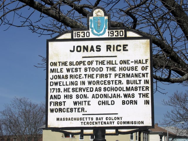History and cornerstone of Worcester, Massachusetts
