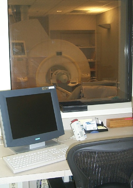 MRI machine used at the Krasnow Institute for Advanced Study