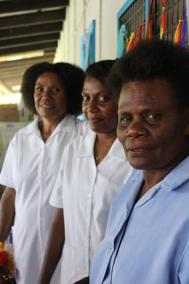 Nurses in Kokopo, East New Britain, Papua New Guinea