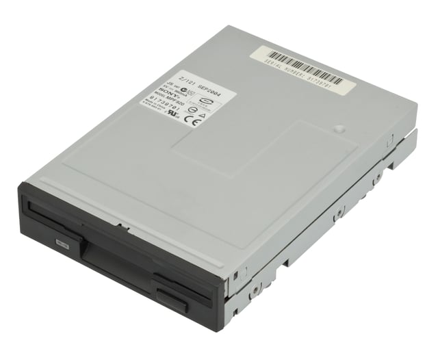 A 3.5-inch floppy drive