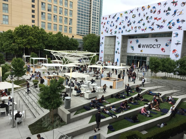 Apple Worldwide Developers Conference 2017 at the San Jose Convention Center.
