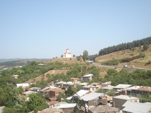 The north-western corner of Surami and the Kviratskhoveli Church