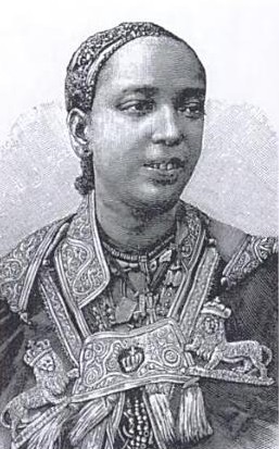 Taytu Betul, the third wife of Menelik.