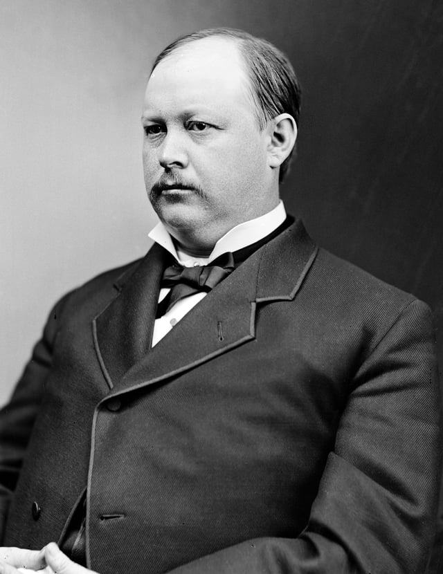 Republican speaker of the House Thomas Brackett Reed (1895–1899)