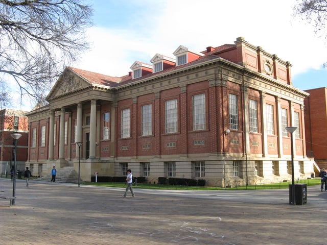 Barr Smith Library, part of the University of Adelaide
