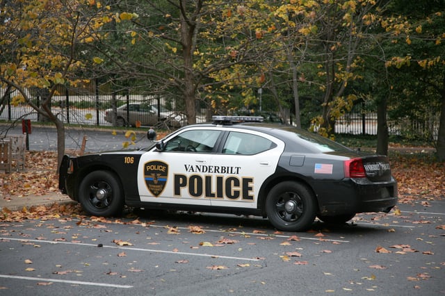 Vanderbilt University police car.