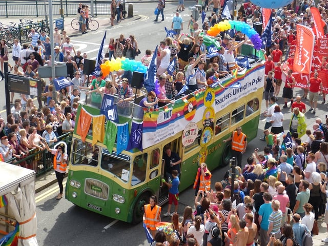 Brighton Pride 2014 bus