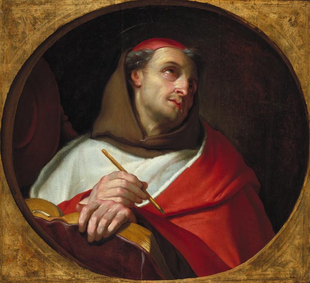 Bonaventure (1221–1274), painting by Claude François (c. 1650–1660)