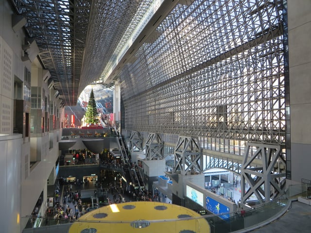 Inside Kyoto Station