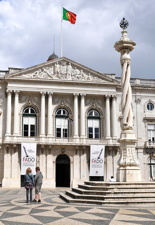 Lisbon City Hall, ceremonial seat of the Lisbon's municipal government.