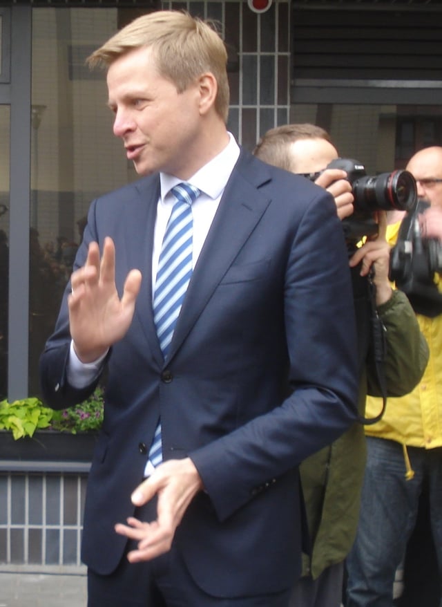 Remigijus Šimašius is the current Mayor of Vilnius since 2015