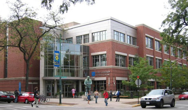 Completed in 2002, the Student Center is a central meeting place for students.